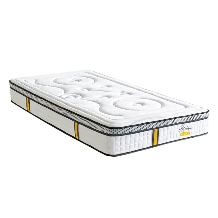 Matelas Ressorts ensachés Reina 2.0 90x190 cm Accueil Mémoire de forme-0