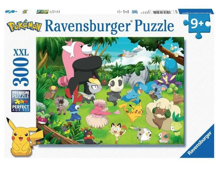 POKÉMON Puzzle 300 pièces XXL - Pokémon sauvages - Ravensburger - Puzzle Enfant 300 pièces - Dès 9 ans-1