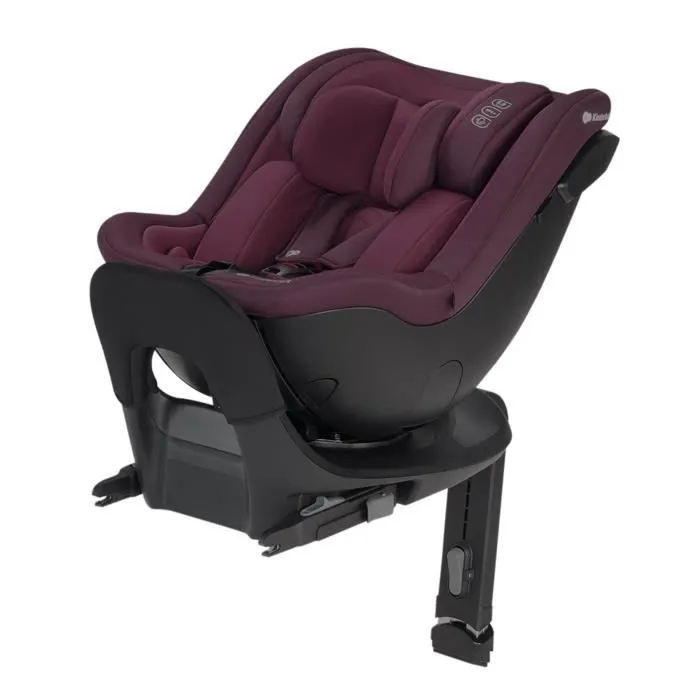 Siège auto i-Size 40-105 cm - KINDERKRAFT I-GUARD - Siège pivotant 360° - Inclinable - Face et dos à la route - Bourgogne-0