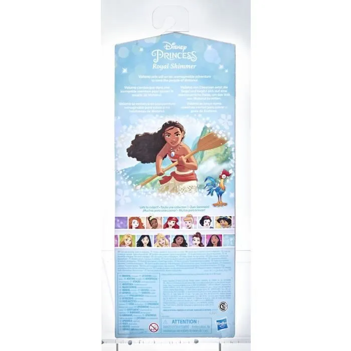 DISNEY PRINCESSES - Poussière d'étoiles - Poupée Vaiana avec vêtements et accessoires - pour enfants - à partir de 3 ans-5