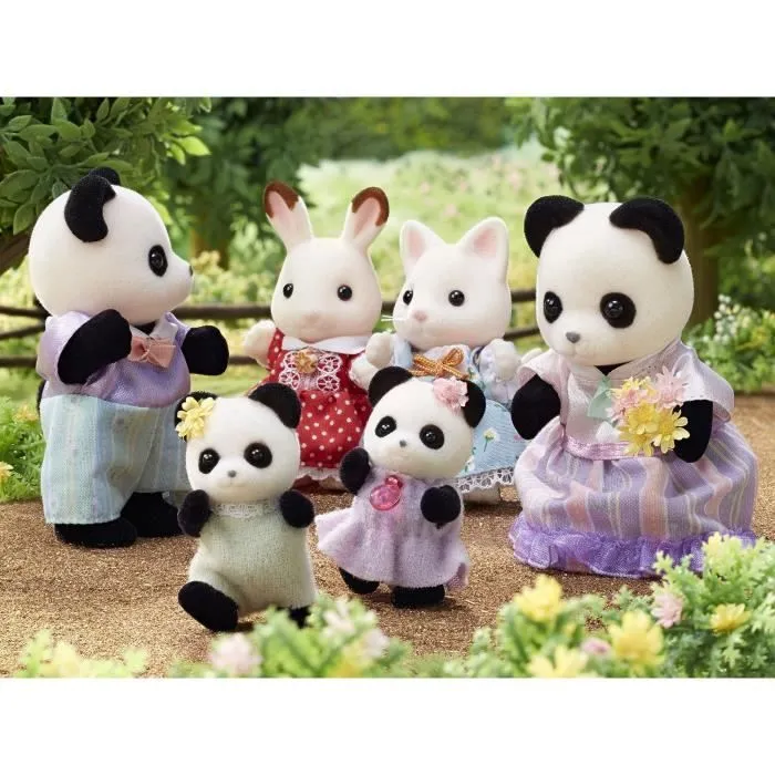SYLVANIAN FAMILIES La famille panda Pour Enfant - Les familles-0