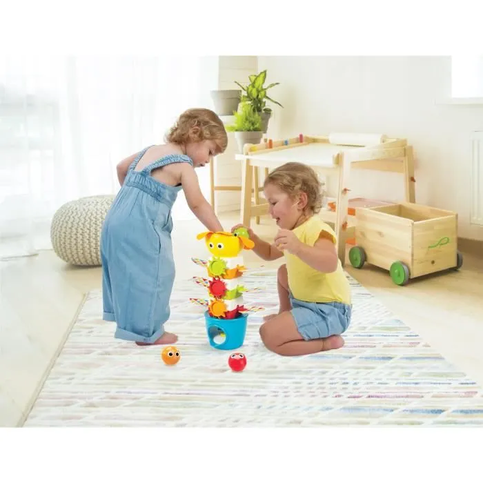 Jouet d'éveil bébé - Yookidoo - Tumble Ball Stacker - Bleu - 12 mois-2