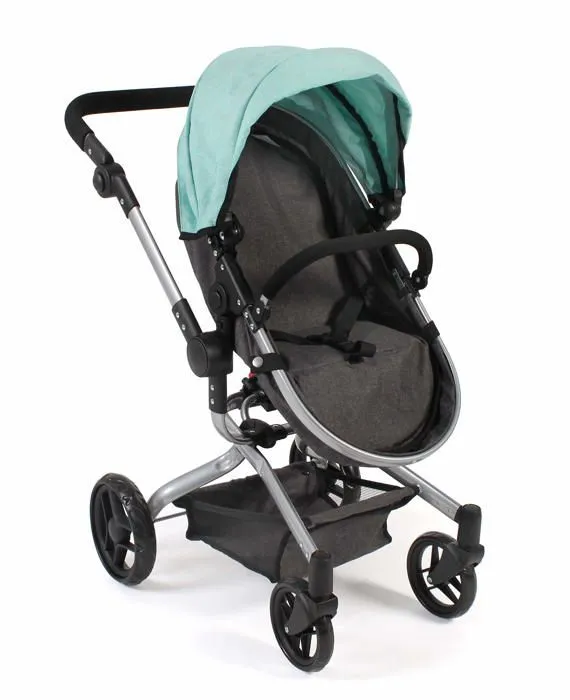 Landau - poussette Bayer chic - 593-42 - Poussette pour poupee Yolo 2 en 1 pour Enfants de 4 a 8 Ans-2