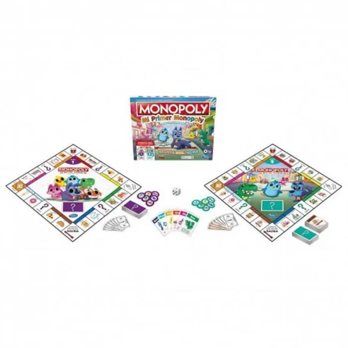 Jeu de société - HASBRO - JUEGO MI Primer MONOPOLY - Age 4 ans - Enfant - Intérieur-0