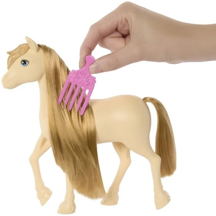 Barbie – Barbie Mysteries : The Great Horse Chase-Poney et accessoires HXJ36-3