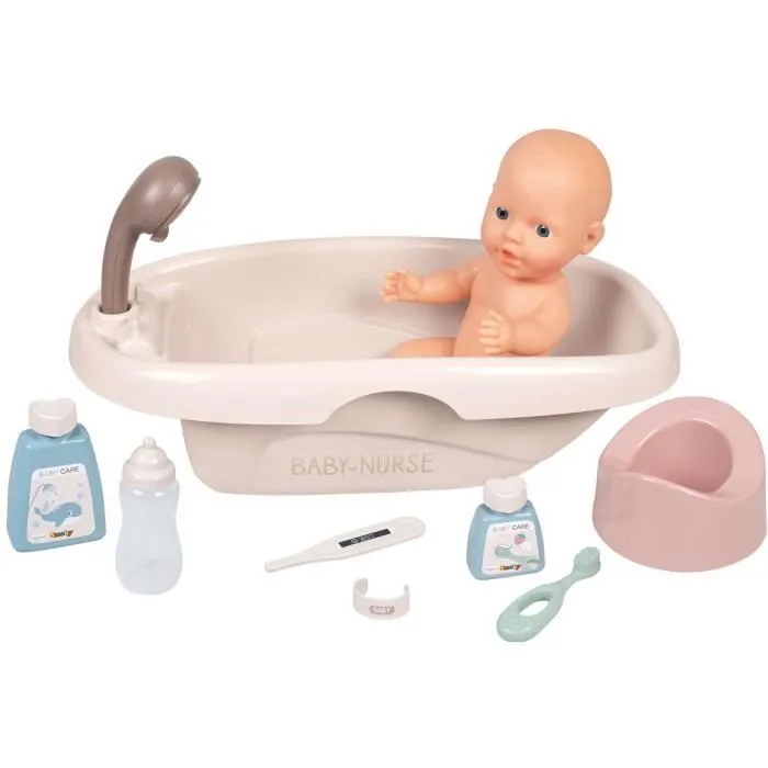 Baignoire pour bébé avec accessoires 9 articles-1