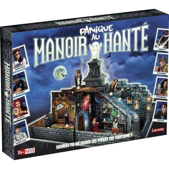 LANSAY - PANIQUE AU MANOIR HANTÉ - Jeu de société - 2 à 6 joueurs - Dès 6 ans-1