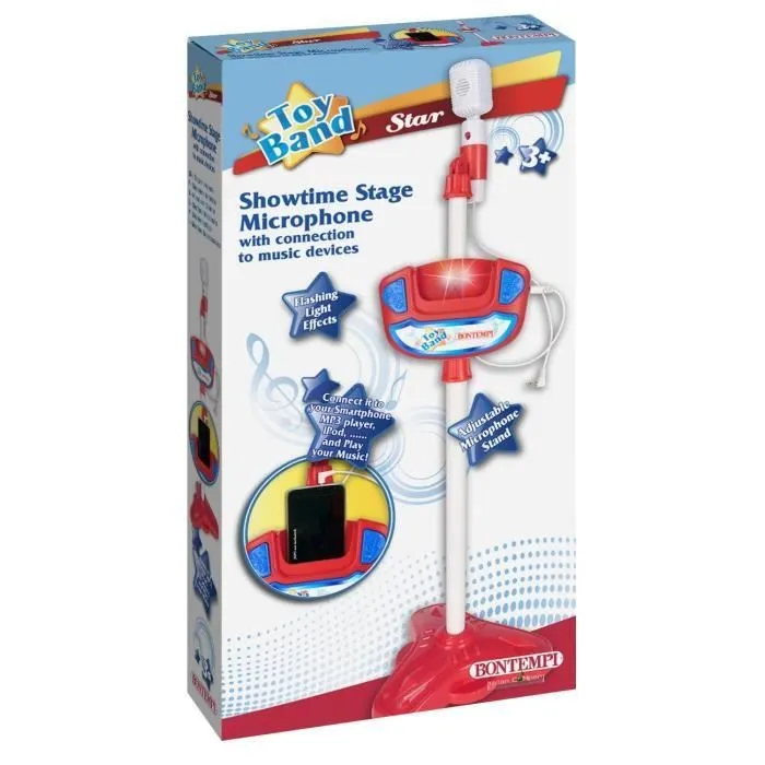 Bontempi 40 2200 - Microphone de poche avec support Smartphone-1