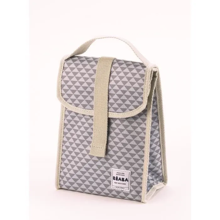 BEABA, Sac à langer Genéve II, Modulable, Grande contenance, Rangements multiples, Pochette avant amovible, Gris-2