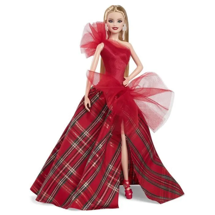 BARBIE Poupée joyeux noël blonde HRM61-6
