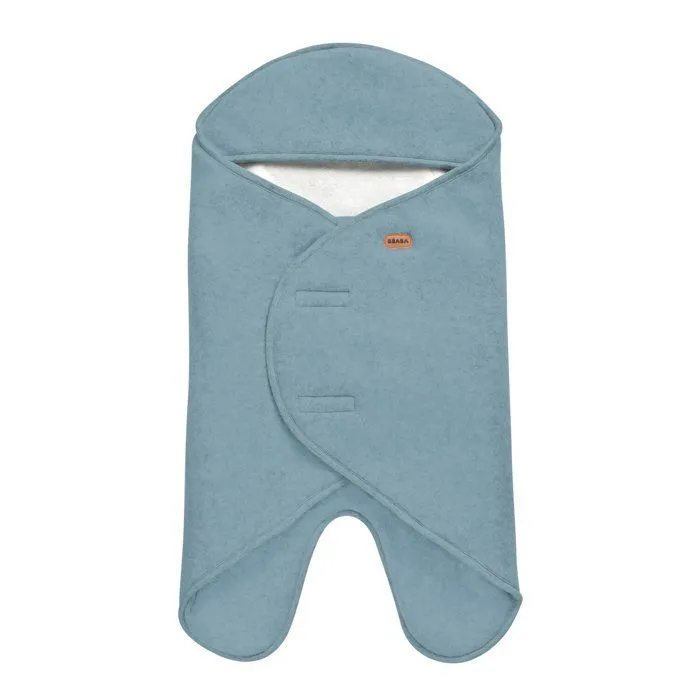 Babynomade® double polaire Bleu baltique-0