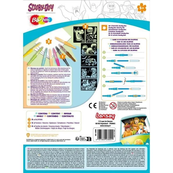 Set d'Activités Scooby-Doo - Blopens - Dessins et Coloriages - Lansay - A partir de 5 ans-2
