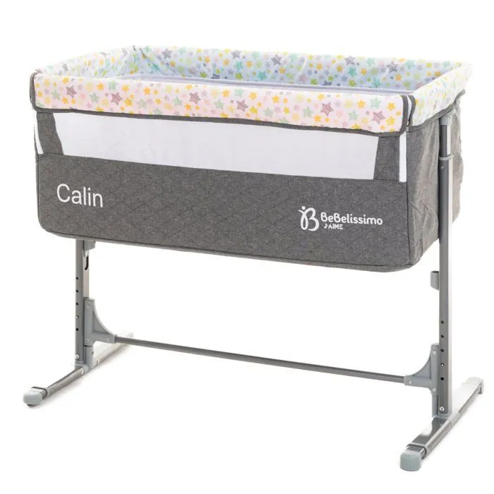 BEBELISSIMO - Lit Cododo - berceau bébé - lit bébé - Calin - dès la naissannce - gris-0