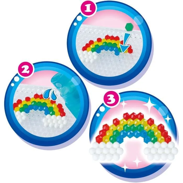 Loisir créatif - AQUABEADS - Recharge conte de fées - Perles qui collent à l'eau-3