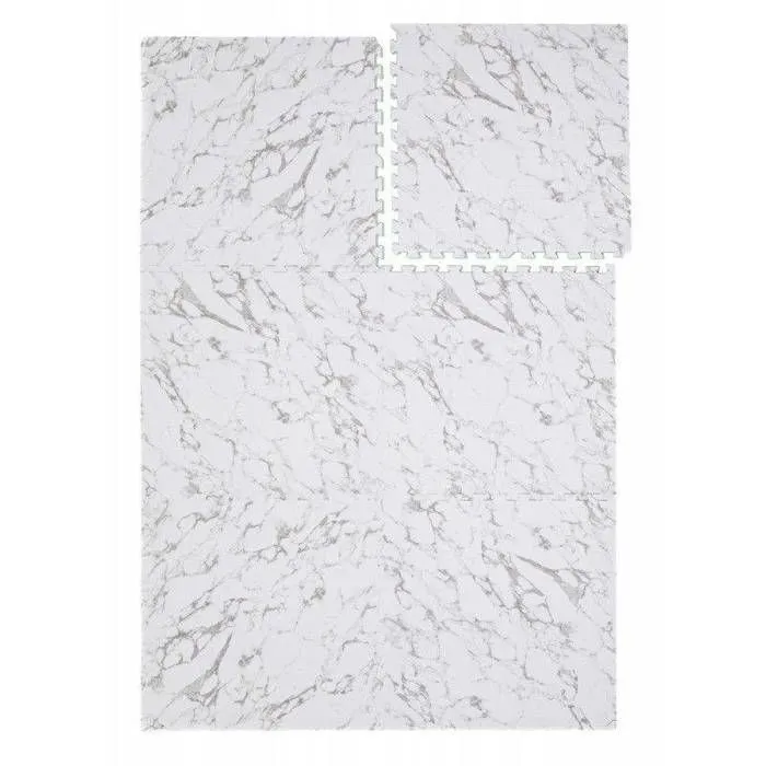 Tapis d éveil et jeux Enfant Puzzle Marbre - 120 x 180 cm - Géant - Mousse EVA sûre et durable - Kidolo-0