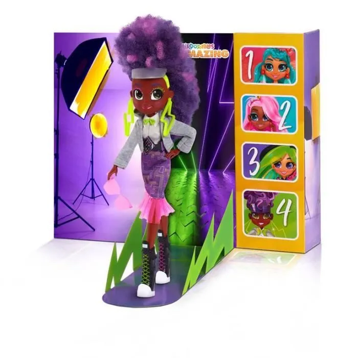 Hairdorables - Hairmazing - Poupée Mannequin avec 6 surprises - Kali-1