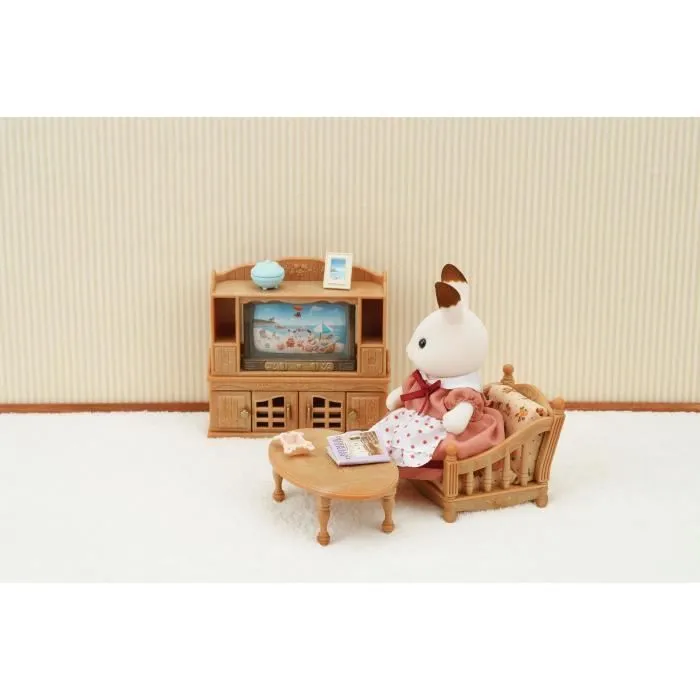 Figurines miniatures - SYLVANIAN FAMILIES - 5339 - La pièce à vivre - Meubles et accessoires pour enfants-3