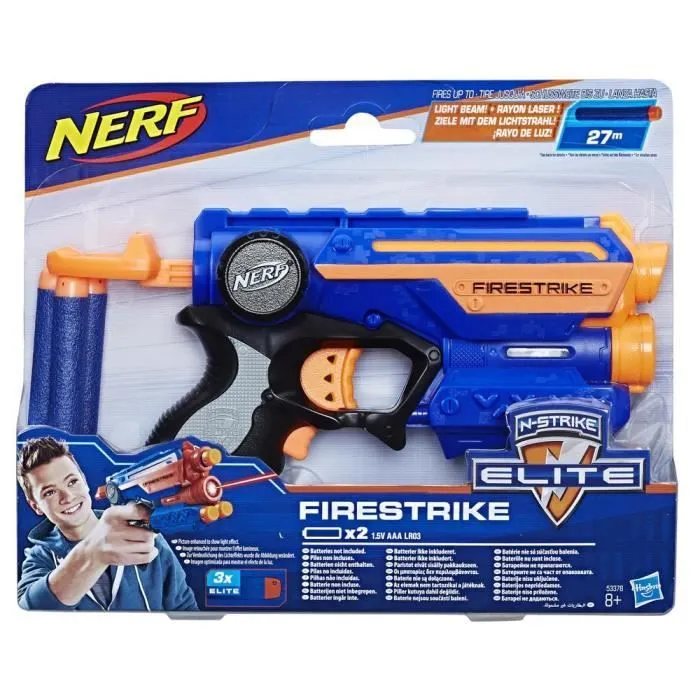 Nerf Elite Firestrike et Flechettes Nerf Elite Officielles-1