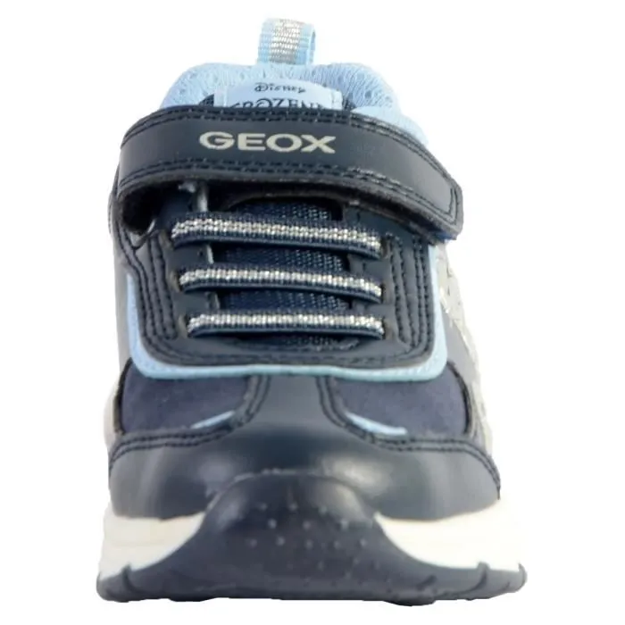 Basket Geox Enfant/Fille - J Spaceclub G. B - Marine/ciel 2 - Synthétique - Lacets - GEOX - Bleu-2