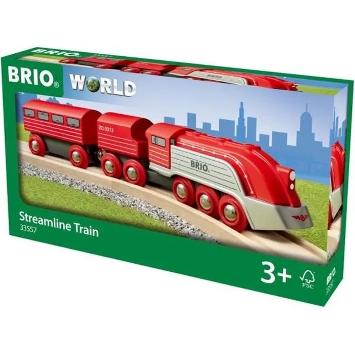 Brio World Train Aérodynamique - Accessoire Circuit de train en bois - Ravensburger - Mixte dès 3 ans - 33557-2