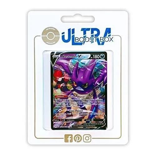 Cartes Pokémon - MY-BOOSTER - NOSTENFER V TG20-TG30 FULL ART ALTERNATIVE SECRETE-0