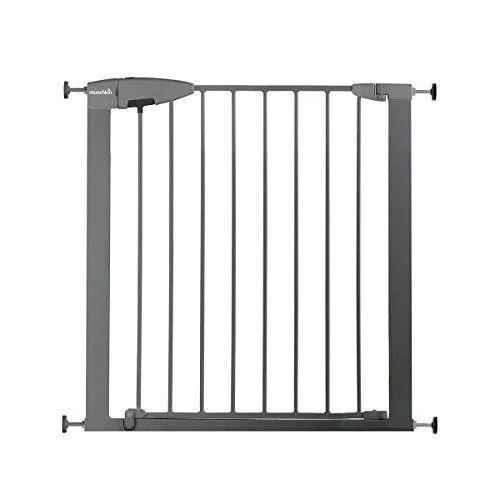 munchkin Barrière de Sécurité Easy Lock Argenté-0