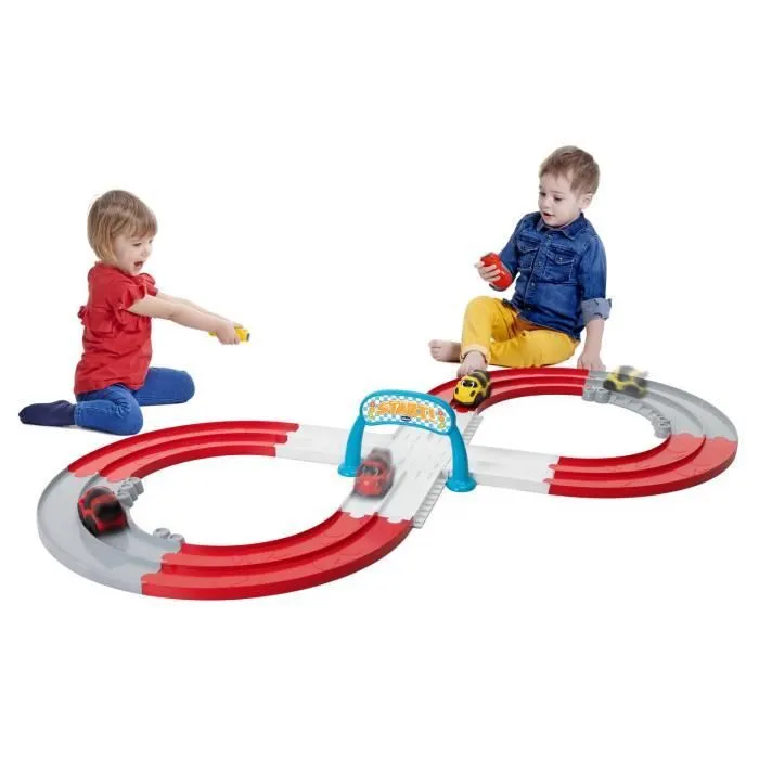 Circuit de course radiocommandé - Chicco - Turbo Ball RC - 2 voitures - 3 façons de jouer - 3 ans et plus-0