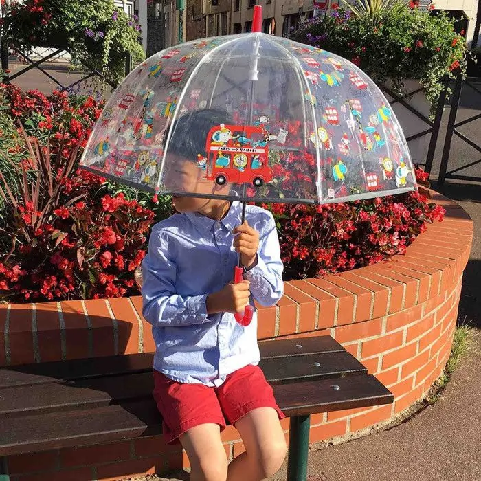 Parapluie enfant transparent Animaux-2