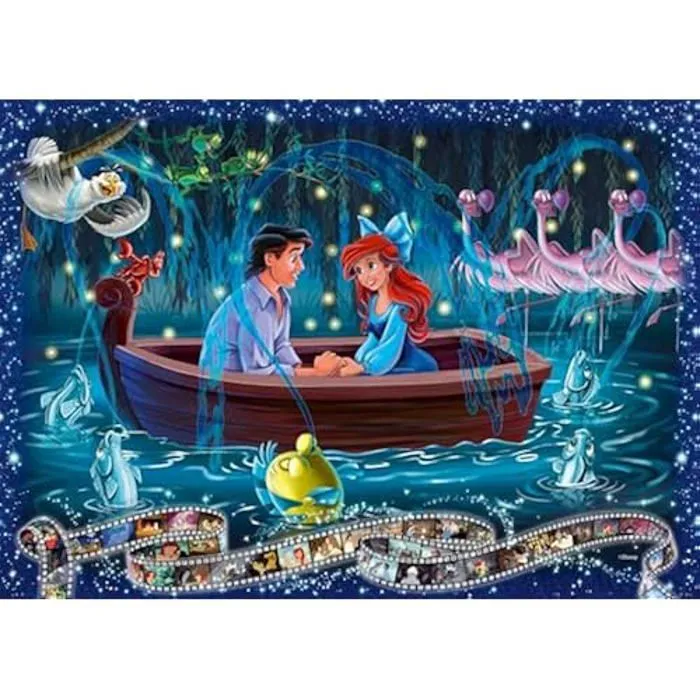 Puzzle - RAVENSBURGER - La Petite Sirène - 1000 pièces - 70 x 50 cm - Anti-stress-0