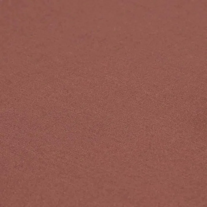 Drap-housse uni 180 x 200 cm 100% coton égyptien 200 fils coloris chocolat-2
