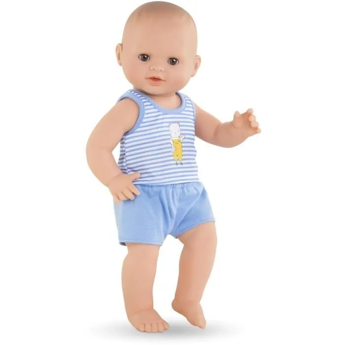 Corolle - Mon Grand Poupon - Paul fait pipi - Poupon 36cm sexué au corps vinyle - Dès 2 ans-2