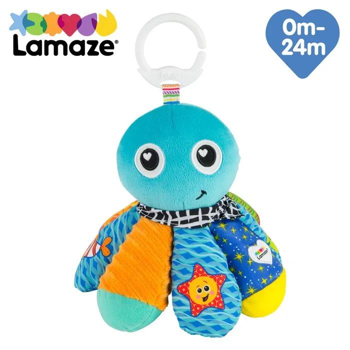 Jouet en peluche - Lamaze - Octopus Zoute Sam - 19 cm - Bleu - Mixte-0