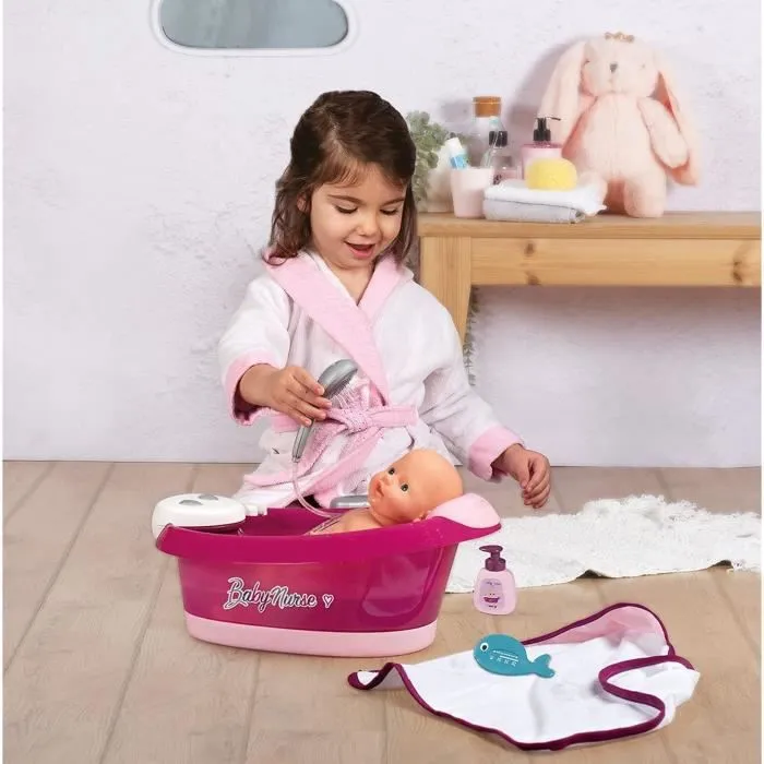 Baignoire Balnéo Baby Nurse - Smoby - Jets d'eau, bulles et lumières LED-3