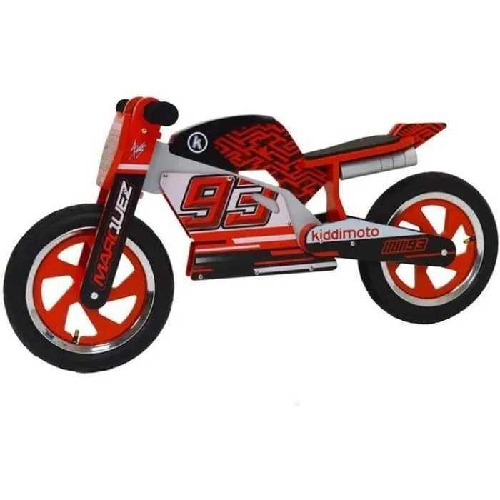 Draisienne moto Marc Marquez - KIDDIMOTO - Rouge - Enfant - 3 ans-0