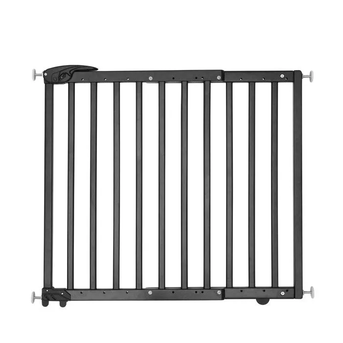 Badabulle Barrière de Sécurité Deco Pop - Barrière Extensible pour Ouverture de 63 à 106cm - Fixation Vis, Noir-0
