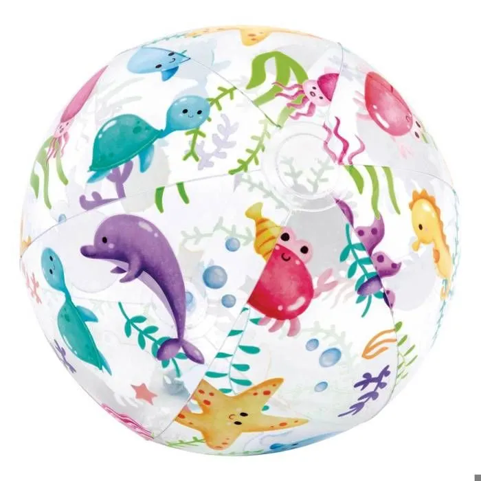Ballon imprimé D51 - Intex - Rouge-2