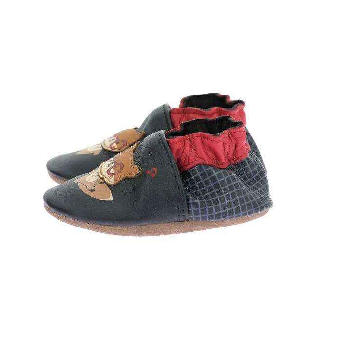 ROBEEZ Chaussons Foxy Dance Marine-3