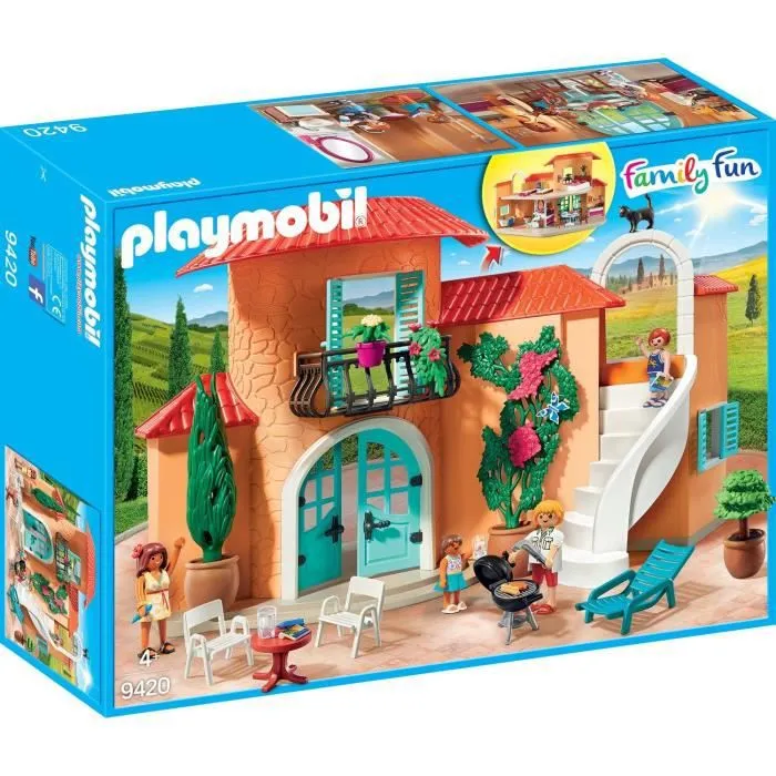 PLAYMOBIL - Villa de vacances - Family Fun - 97 pièces - Mixte - A partir de 4 ans-0