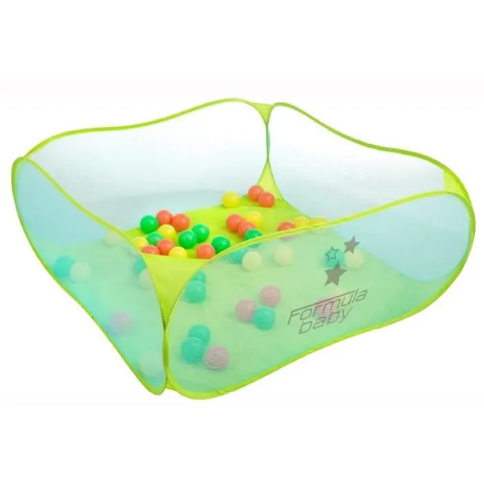 Aire de Jeu pour bébé - FORMULA BABY - 45 boules - 90 x 90 cm - Mixte-0