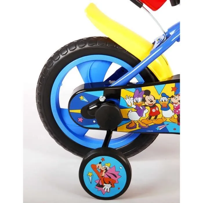 Vélo pour enfants Disney Mickey - 12 pouces - Rouge / Bleu - Go-getter-3