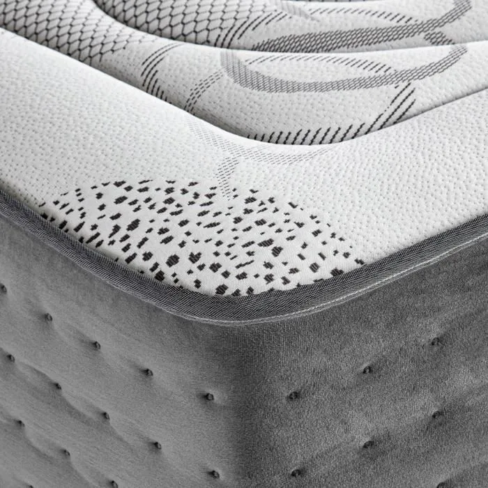 Matelas 140x190 cm, BestPoket, 26cm, ressorts ensachés, mousse mémoire de forme, indépendance du couchage, face été/hiver-2