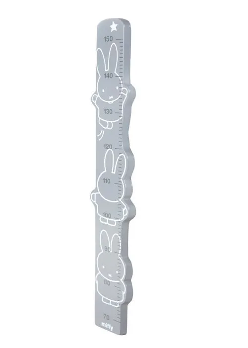 Toise Murale ROBA - miffy® - Motif Lapin - 70 à 150 cm - Gris/Blanc-4