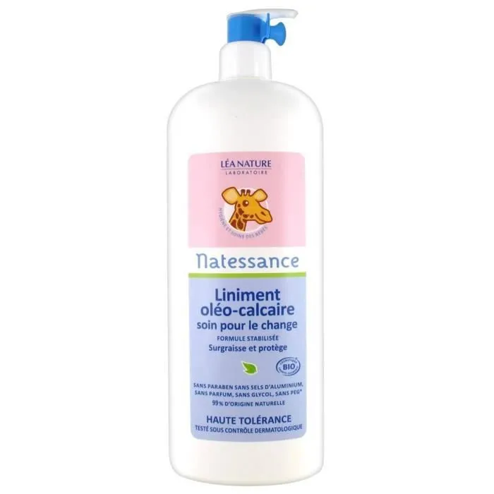 Natessance Bébé Liniment Oléo-Calcaire Bio 1L-0