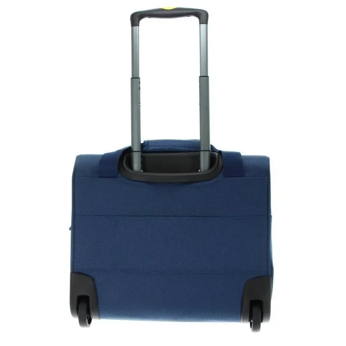 Valise - MANDARINA DUCK - Zephyr Rolling Tote - Bleu - Compartiment ordinateur - 2 roulettes-3