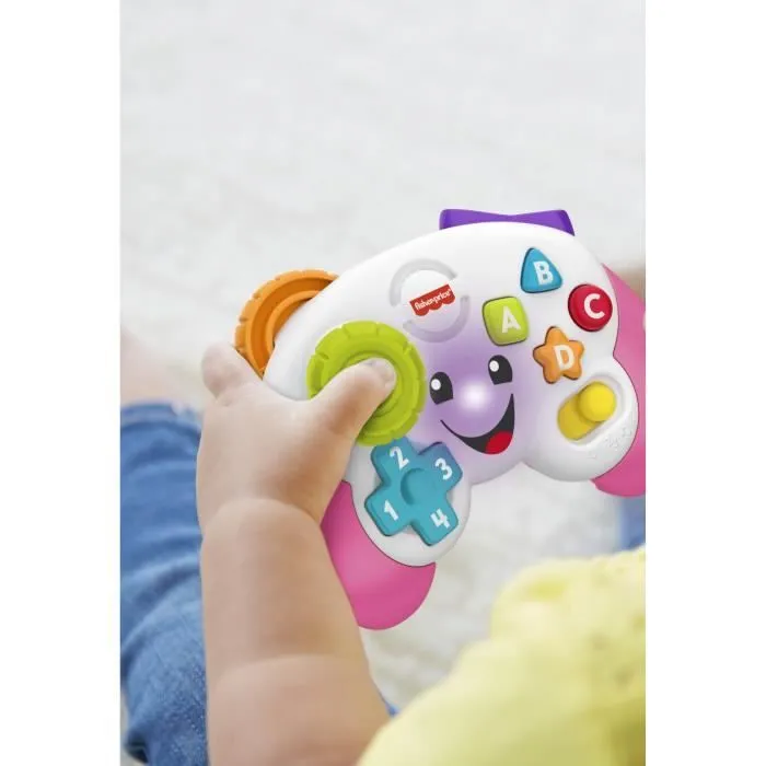 Fisher-Price-manette de jeu et d’apprentissage Rires et Éveil HXY11-6