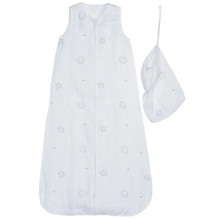 Gigoteuse en coton bio blanc-0