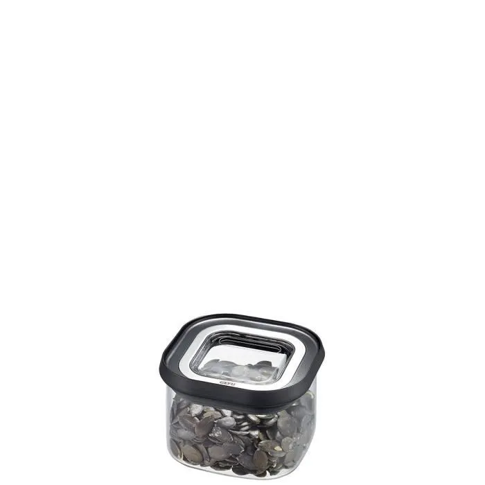 GEFU - Boîte de conservation 400 ml PANTRY en verre noir-1