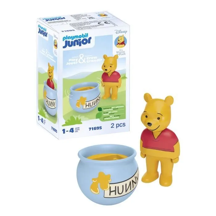 PLAYMOBIL Junior 71695 Winnie l'ourson et culbuto pot de miel, Junior & Disney, Dès 12 mois-3
