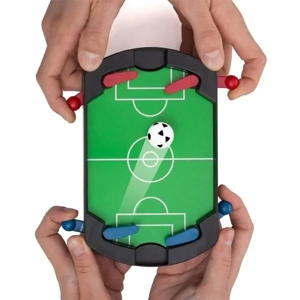 Console pour partie de foot Flipper jeu football * Dimensions : 19 x 11 cm  * Âge minimum recommandé : 3 ans et +    Fonctions :-0