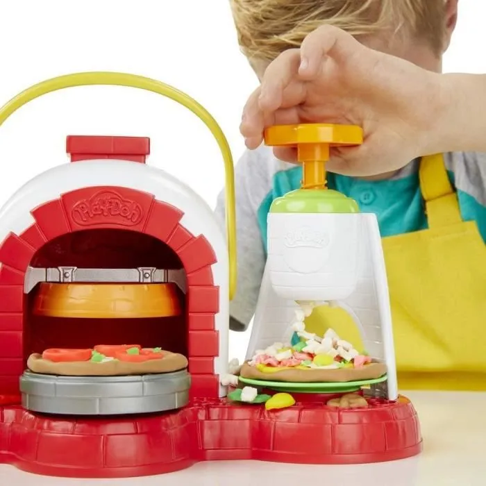PLAY-DOH - La Pizzeria avec 5 Pots de Pâte à modeler-3